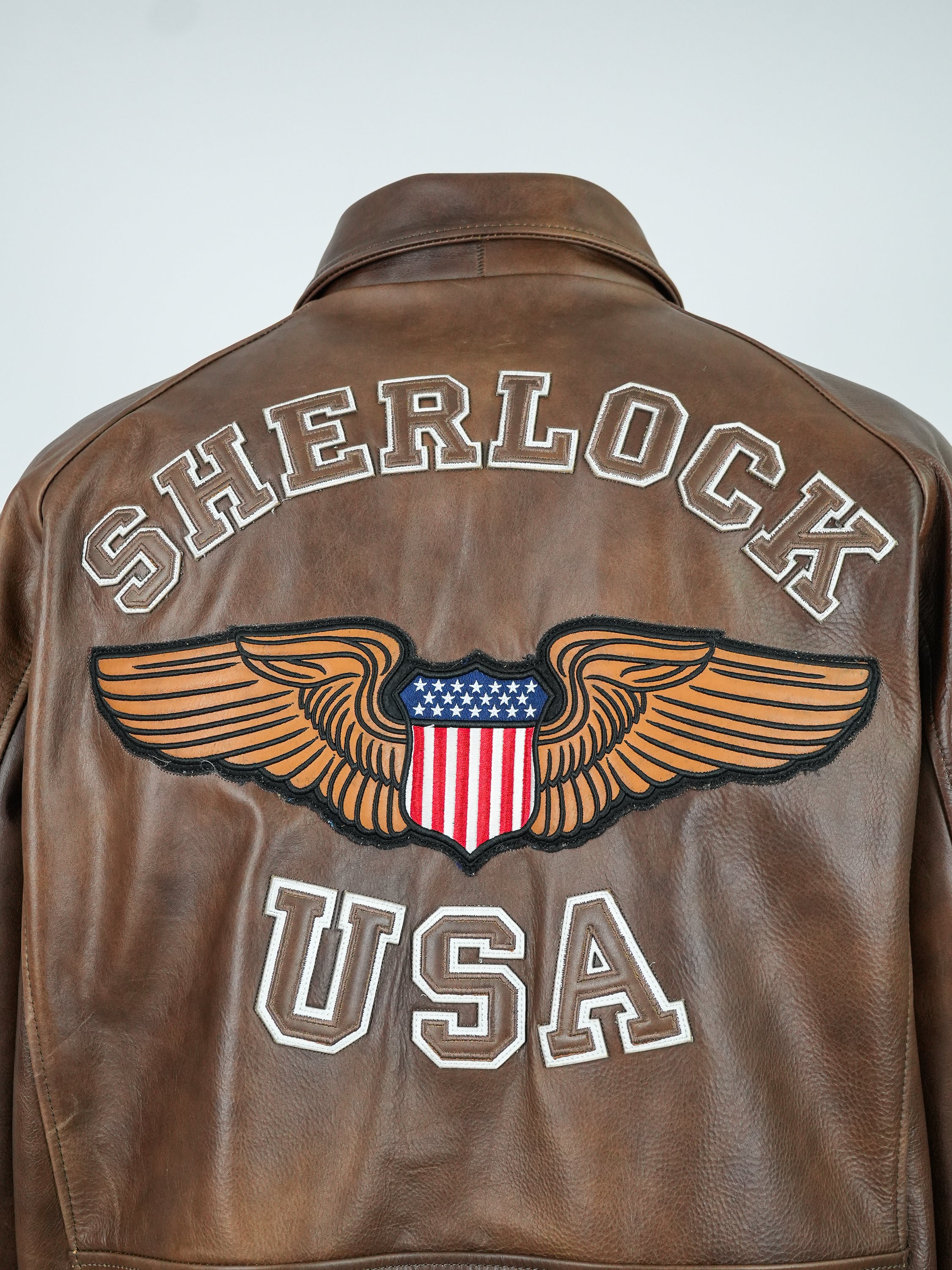 Men's SHERLOCK BROWN  Style Cow Hide Jacket Style # SHR 1