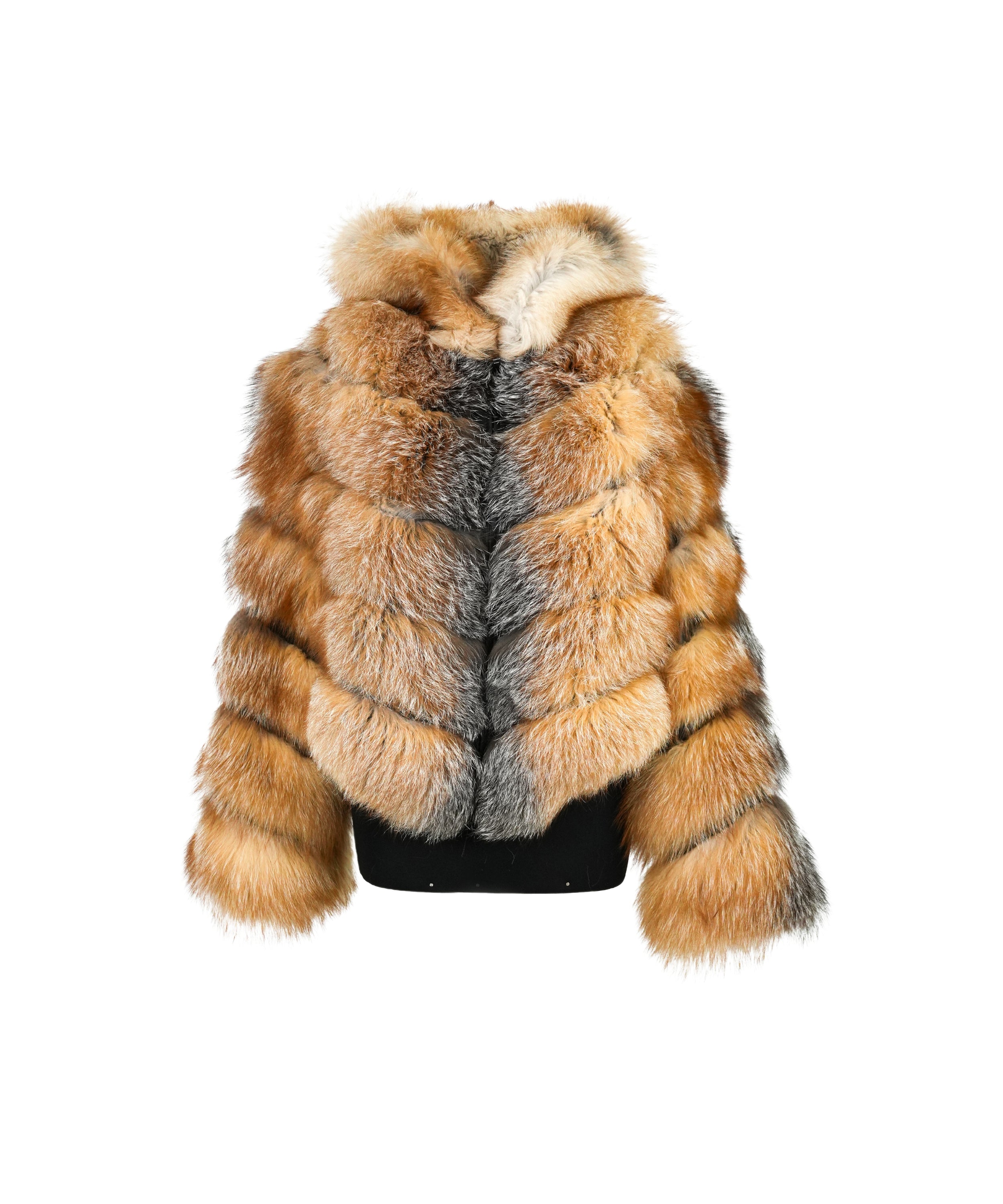 Women's CRYSTAL 3 IN 1 Fox Fur Jacket Style # B-50  CRYSTAL