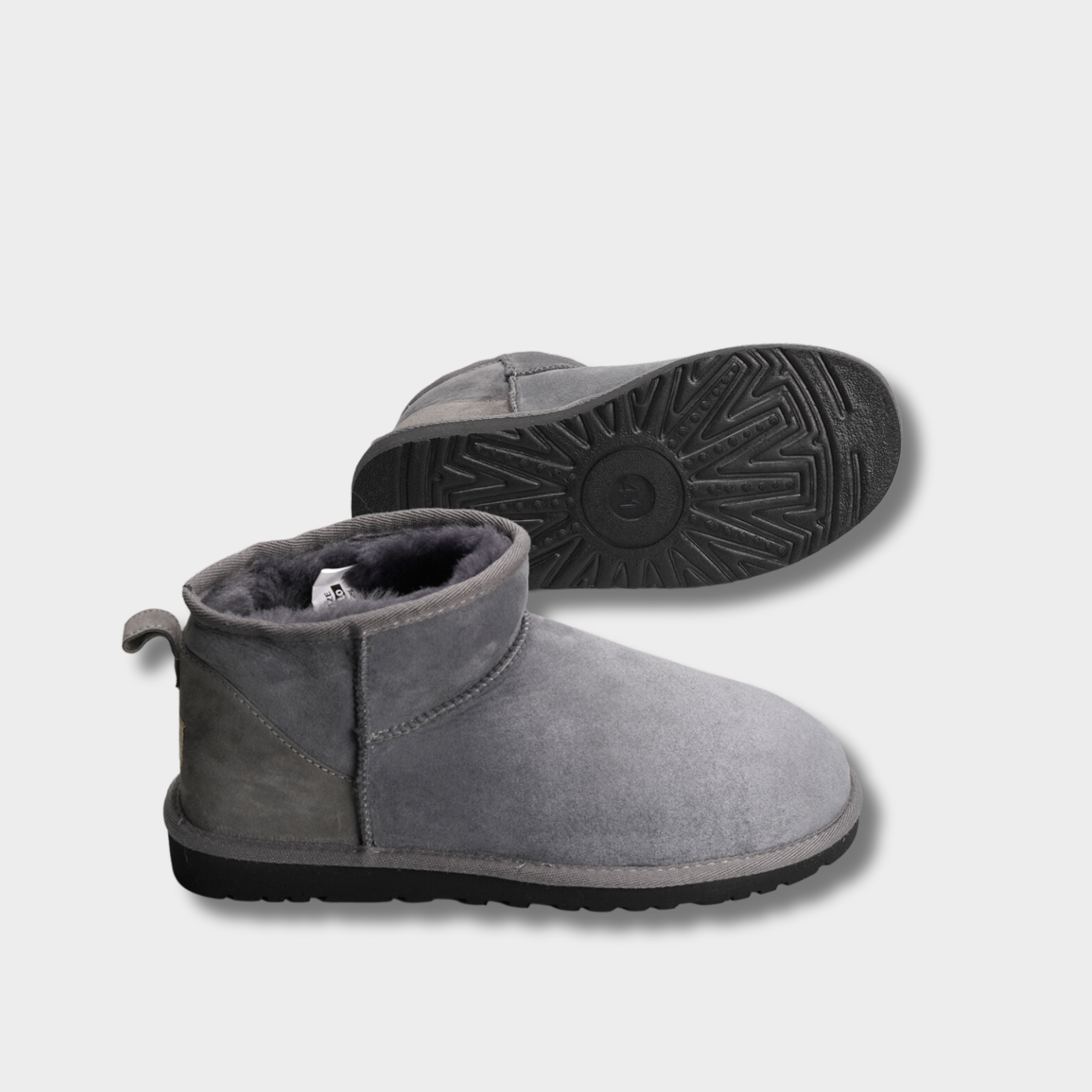 Women's Merino Sheepskin Lined Boot  Style # MU-10 GREY